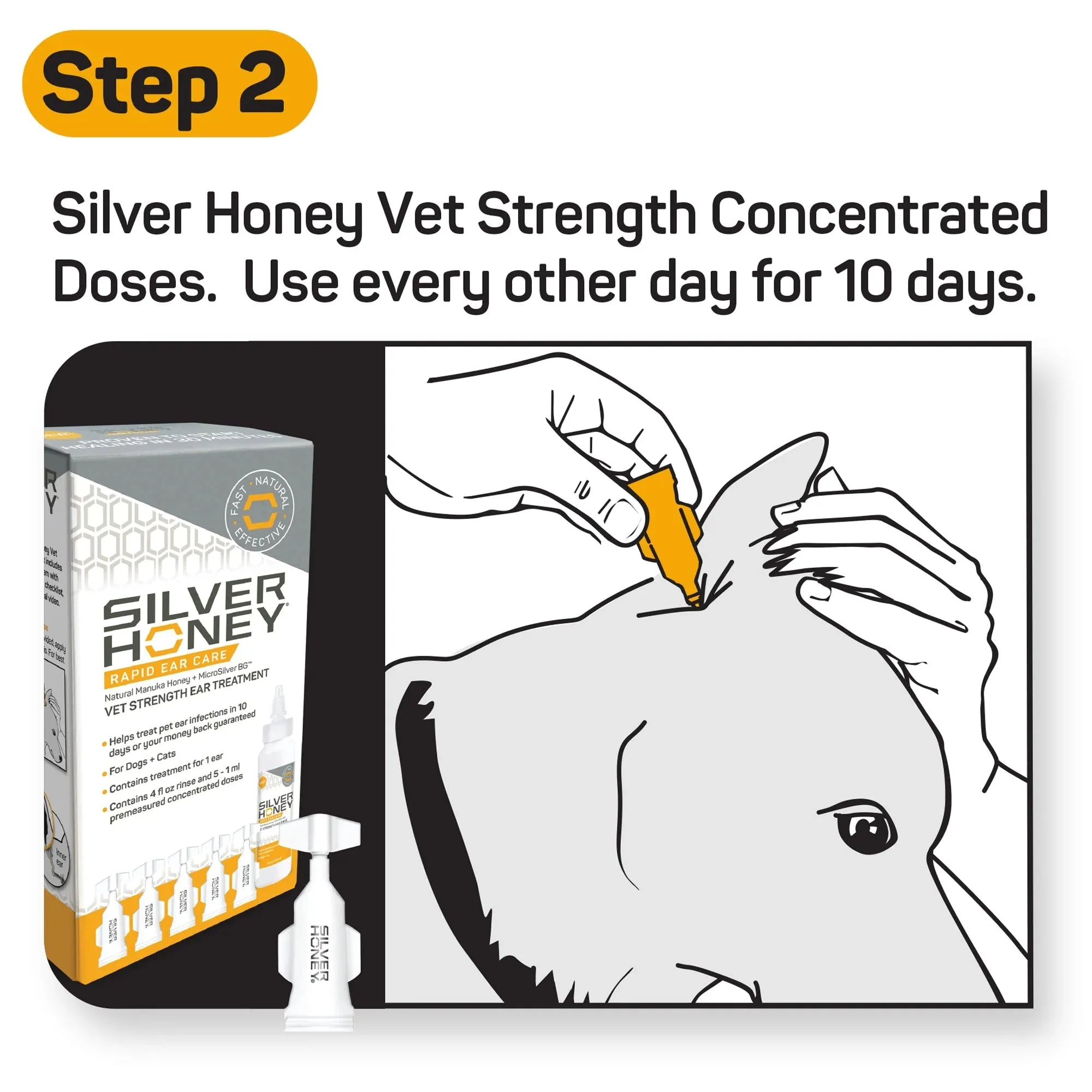 Absorbine - Rapid Ear Care Vet Strength Ear Treatment for Pets