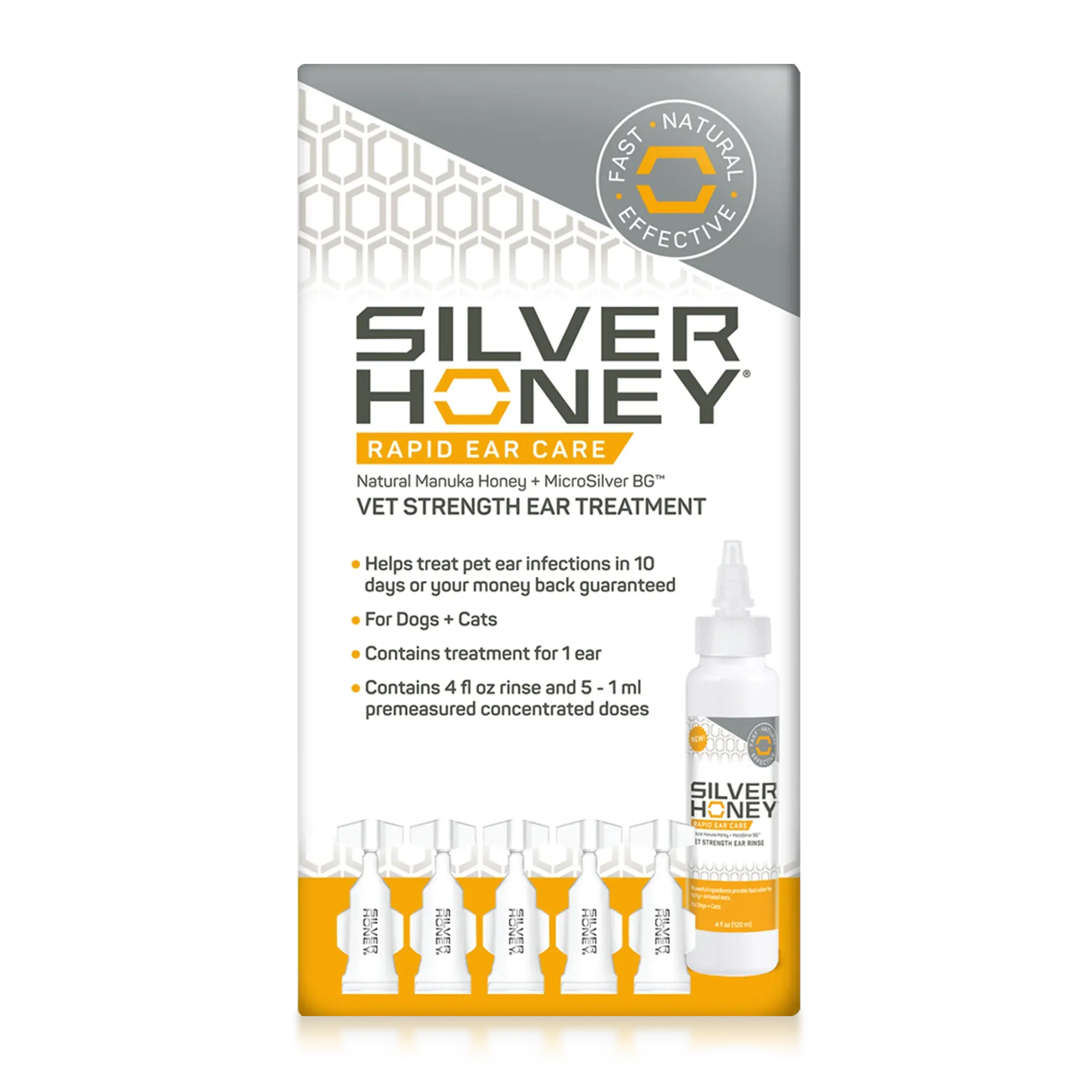 Absorbine - Rapid Ear Care Vet Strength Ear Treatment for Pets