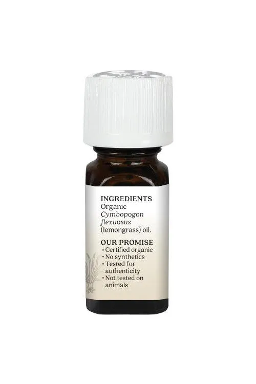 Aura Cacia Organic Lemongrass Oil 7.4ml