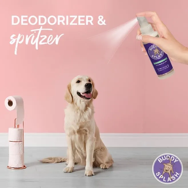Buddy Splash Spritzer & Conditioner for Dogs (Lavender & Mint) - 4oz & 16oz