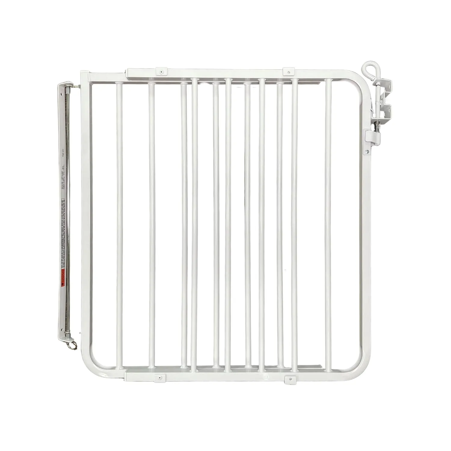 Cardinal Gates MG15 Auto-Lock Baby Gate for Stairs- Adjustable Indoor Dog Gate - Made of Aluminum to Ensure Kids & Pets Safety - 26.5 to 40.5 Inches Wide - White - USA Based Company