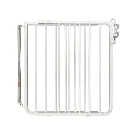 Cardinal Gates MG15 Auto-Lock Baby Gate for Stairs- Adjustable Indoor Dog Gate - Made of Aluminum to Ensure Kids & Pets Safety - 26.5 to 40.5 Inches Wide - White - USA Based Company