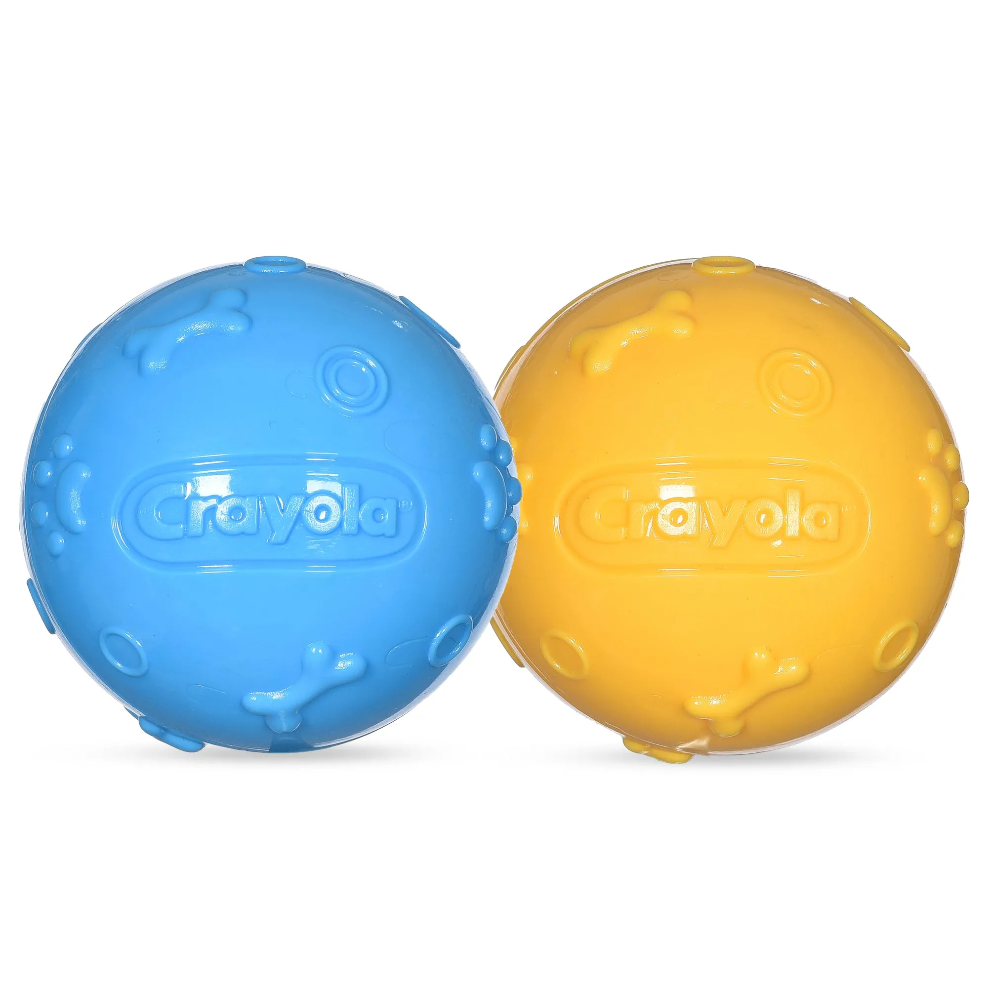 Crayola: Embossed TPR Ball Pet Toy Set