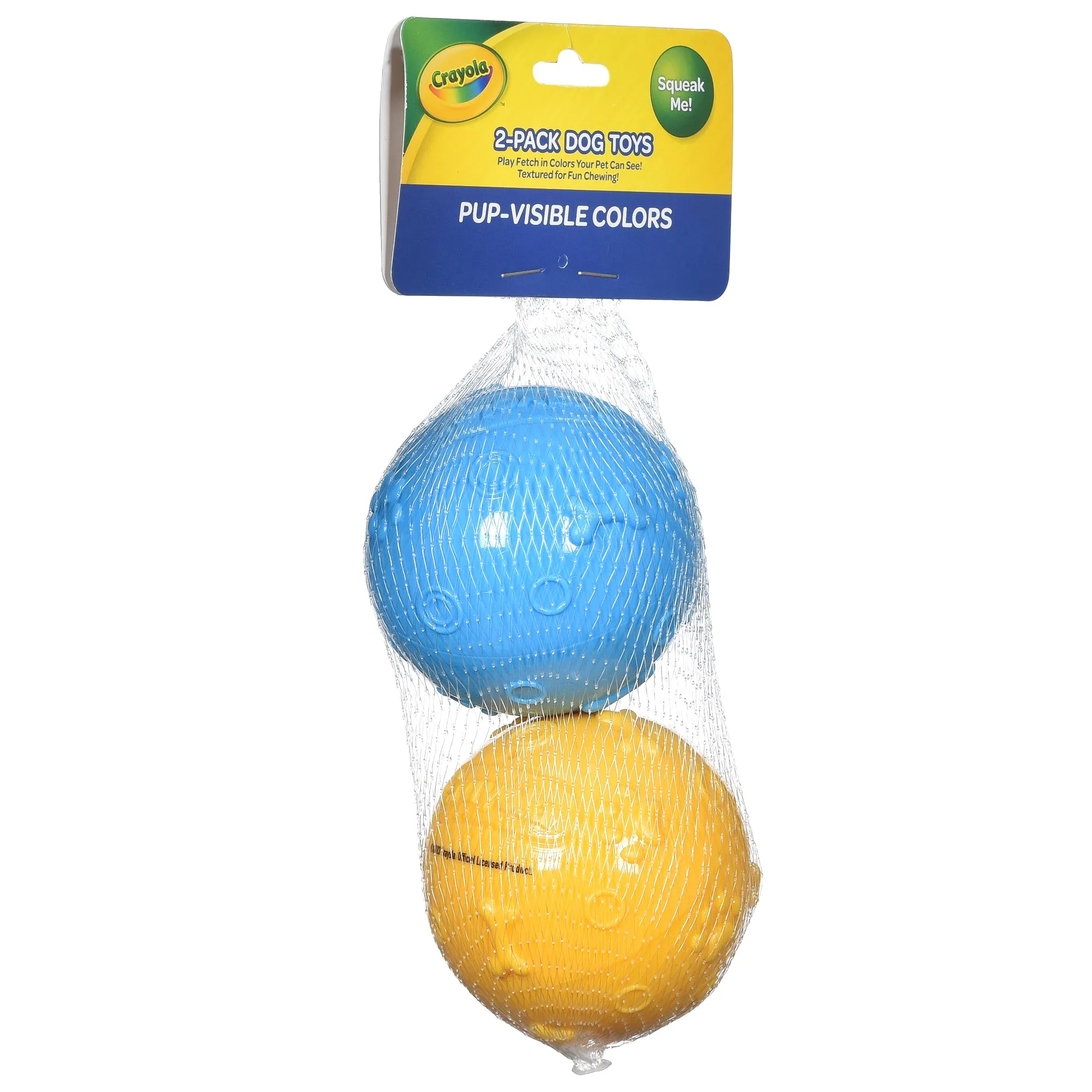 Crayola: Embossed TPR Ball Pet Toy Set