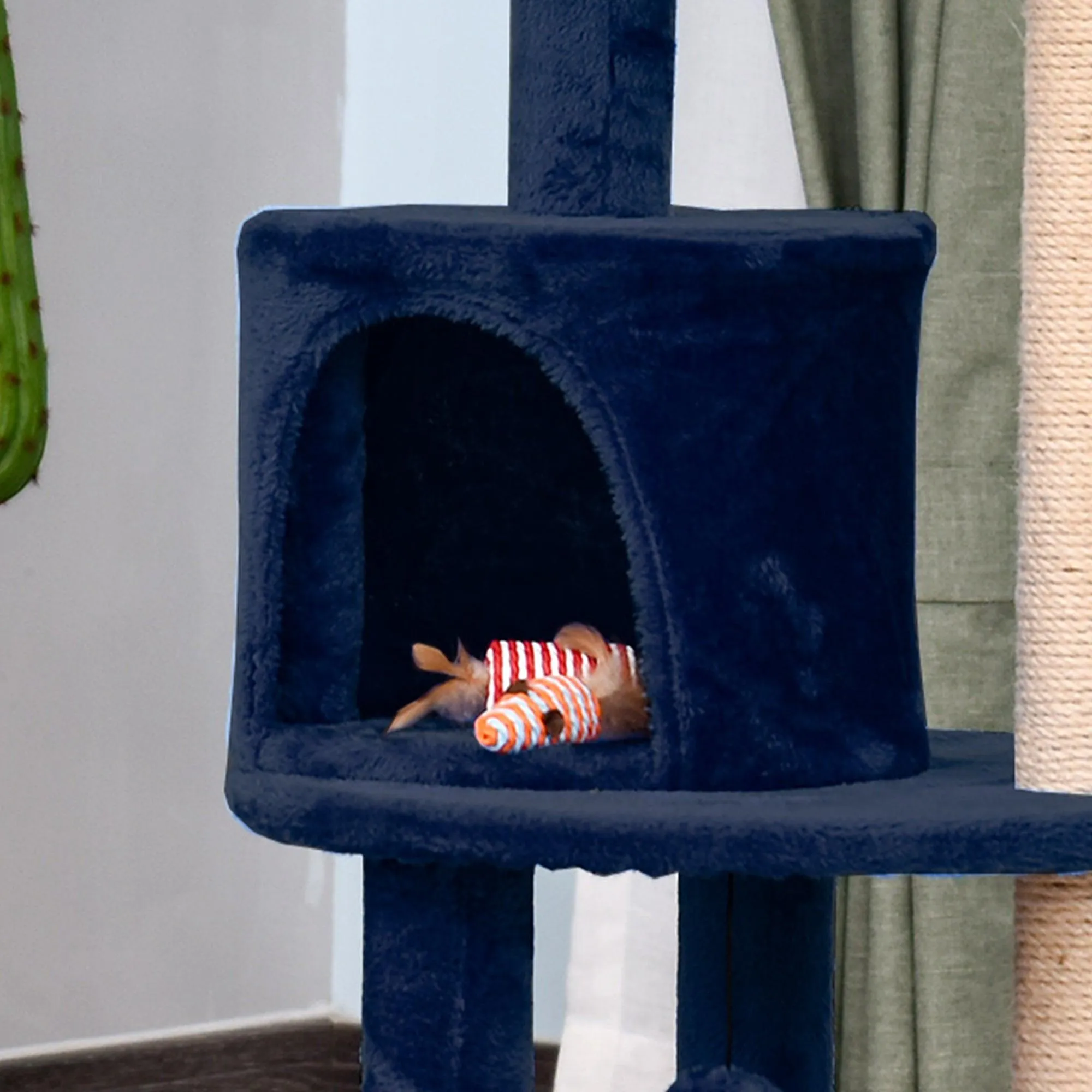 Deluxe 3-Tier Cat Tower - Blue
