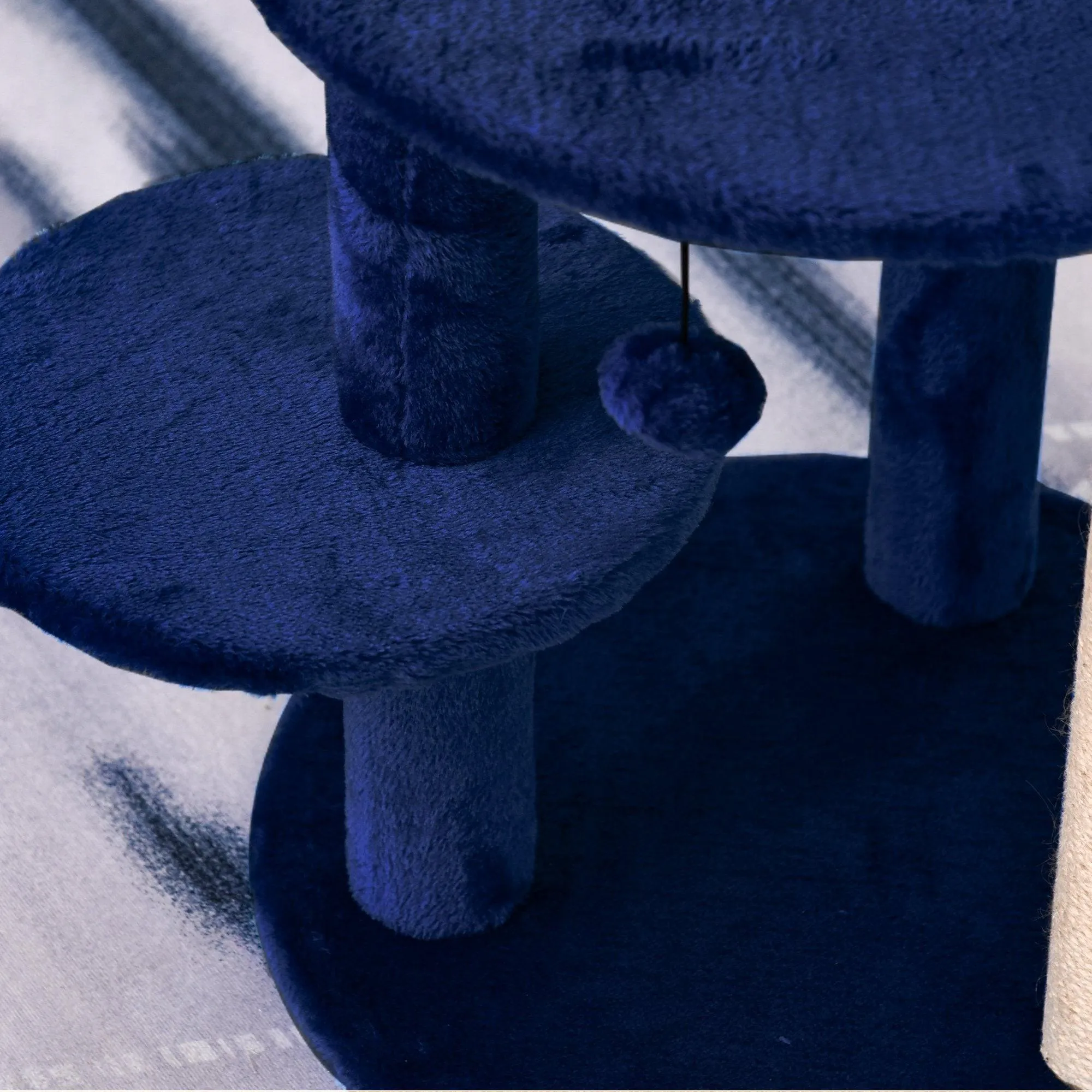 Deluxe 3-Tier Cat Tower - Blue