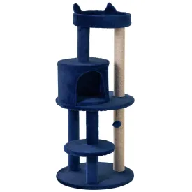 Deluxe 3-Tier Cat Tower - Blue