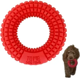 Dog Chew Toys for Aggressive Chewers - Chew Ring Interactive Medium Large Dog Puzzle Toys, Dog Chew Enrichment Toys for Boredom and Brain Stimulating Game Keeps Them Engaged