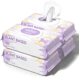 Dog Wipes for Paws and Butt Plant Based Hypoallergenic Pets Cleansing & Deodorizing Anal Gland Hygienic Puppy Wipes for Dogs Face and Body Wipes Cleaning Fur Doggie Wipes Doggy Wipes (Lavender)