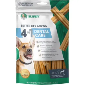 Dr. Marty Better Life Chews 4 in 1 Dental Care for Dogs, Large 60  lbs