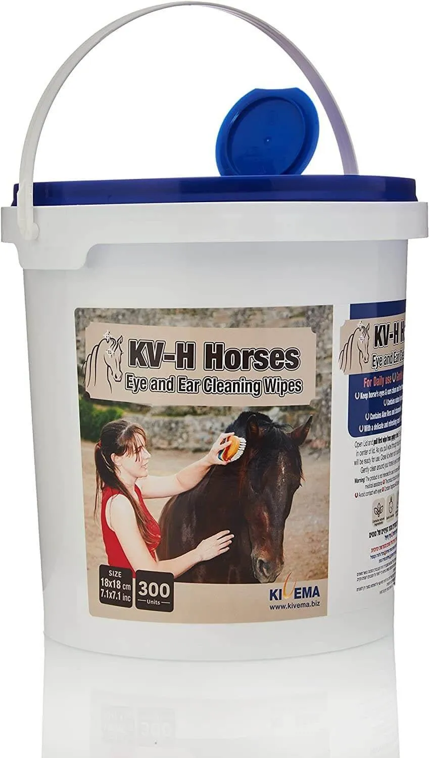 Equine Gentle Touch: Kivema'S Wipes for Horse Eyes, Ears, and Sensitive Areas