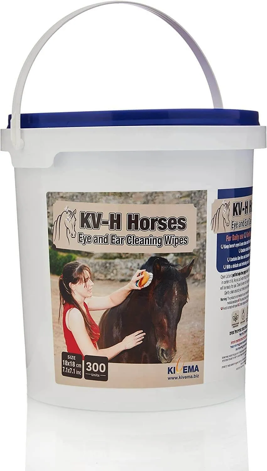 Equine Gentle Touch: Kivema'S Wipes for Horse Eyes, Ears, and Sensitive Areas