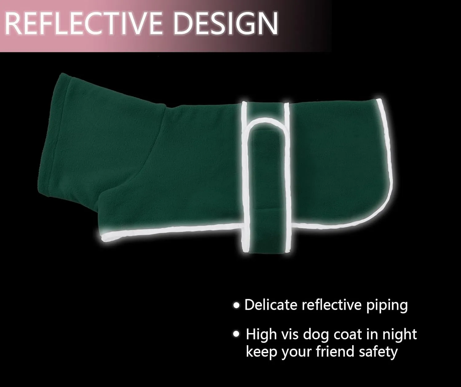 Geyecete Dachshund Sweaters for Dogs Jacket, Dachshund Coat Winter Coat with Padded Fleece Lining and High Collar, Dog Snowsuit with Adjustable Bands Sizes-Green-L