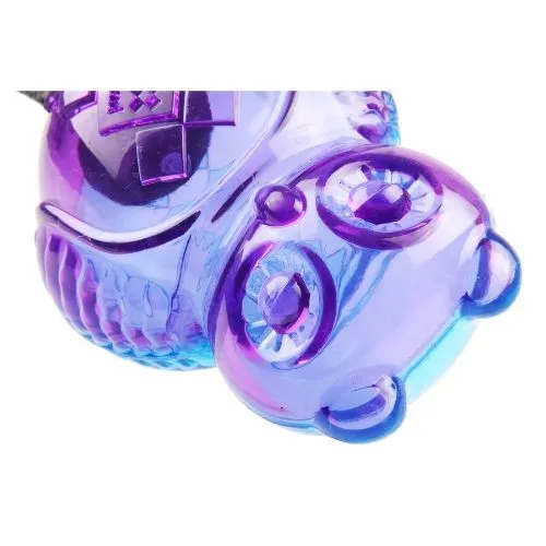 GiGwi Push To Mute Transparent Owl Purple/Blue