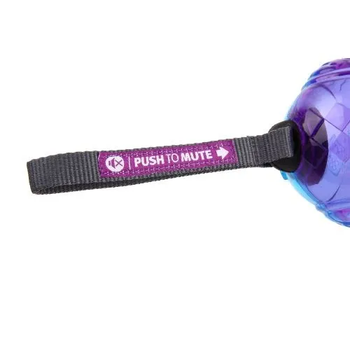 GiGwi Push To Mute Transparent Owl Purple/Blue