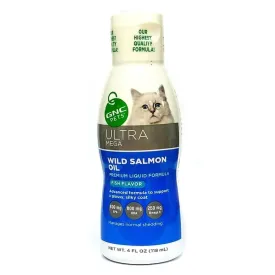 GNC Pets Ultra Mega Wild Salmon Oil Fish-Flavour Cat Supplement 118ml