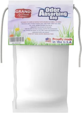 GrandLifeBrands PREMIUM Odor Eliminator - dead rodents, stale food, pet odors, cat litter, garbage, skunks, urine/feces, smoke - REMOVES - NOT COVERS UP odors from the air (English/French) (1)
