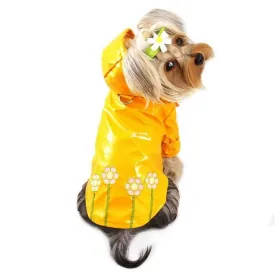 Klippo Polka Dots & Daisies Raincoat for Small Dogs