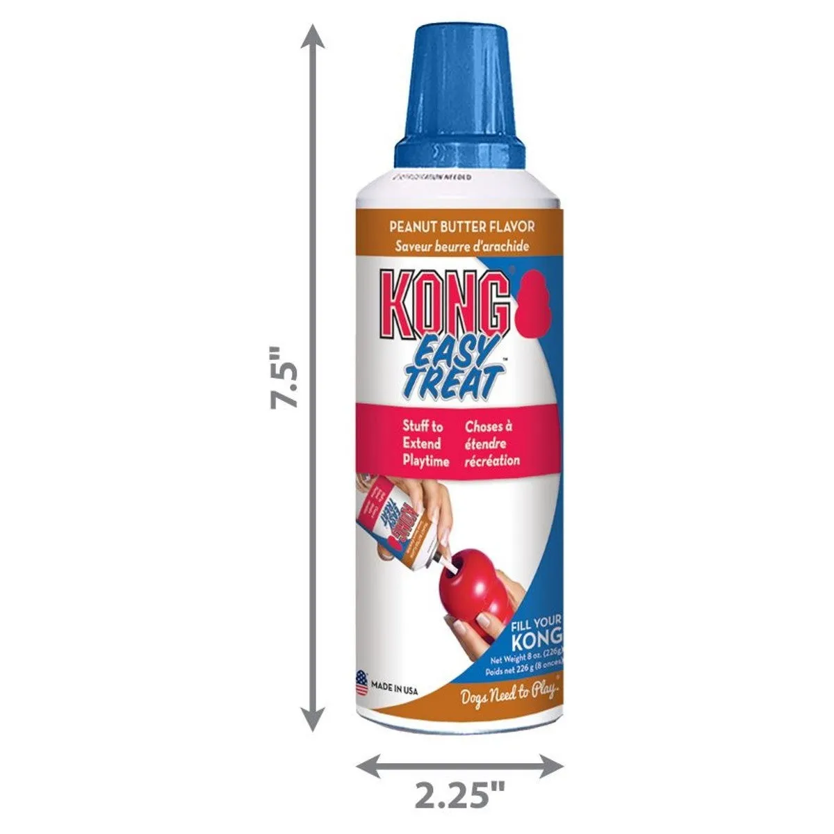KONG | Stuff 'n' Paste Dog Easy Treat - Peanut Butter
