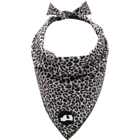 Leopard Dog Bandana - Reversible to Black
