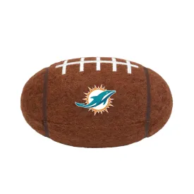Little Earth NFL Miami Dolphins Tough Chewer Ball Dog Toy