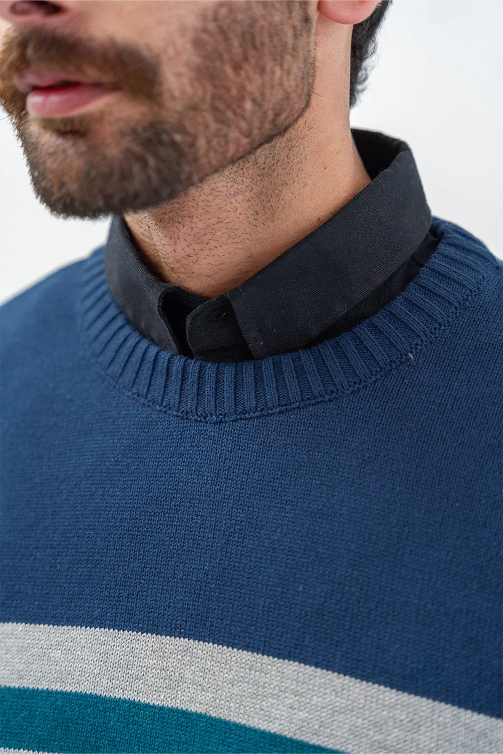 Mens Round Neck Sweaters