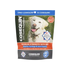 Nutramax Cosequin Joint Health Supplement for Dogs - With Glucosamine, Chondroitin, MSM, and Omega-3's