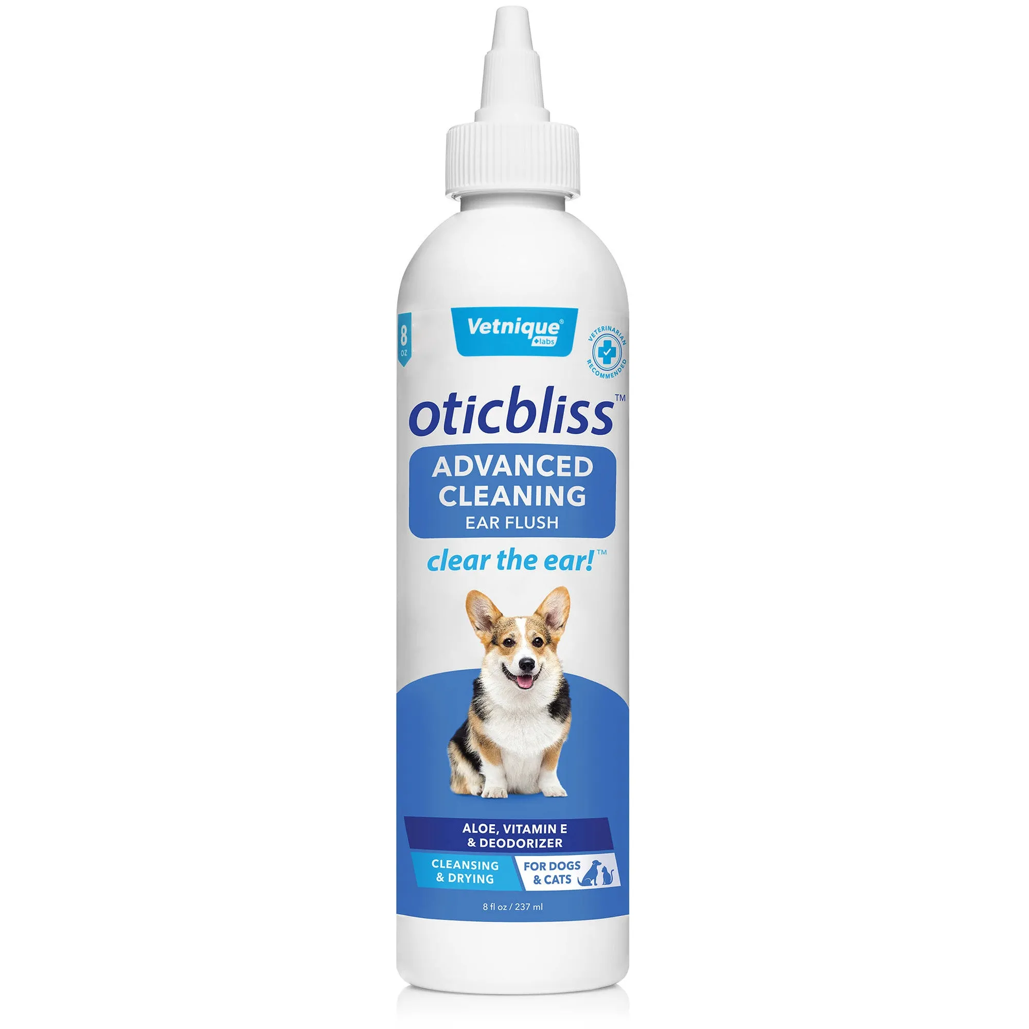 Oticbliss Advanced Bundle for Dogs and Cats (Flush & XL Wipes) - Save 15%