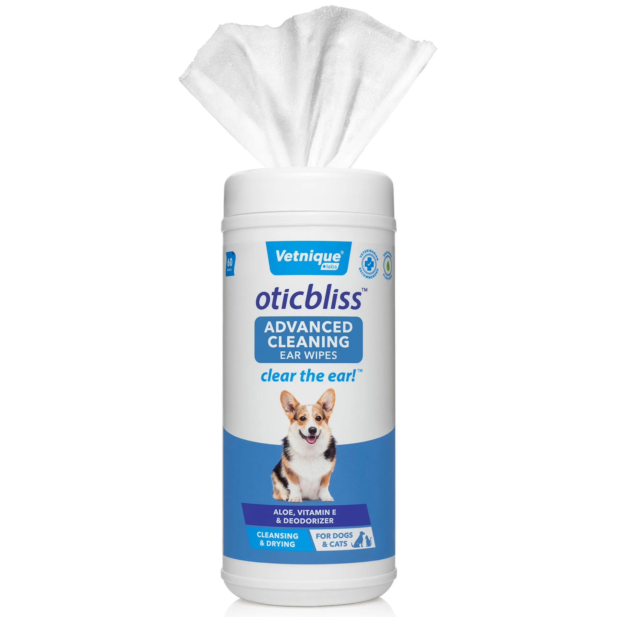 Oticbliss Advanced Bundle for Dogs and Cats (Flush & XL Wipes) - Save 15%