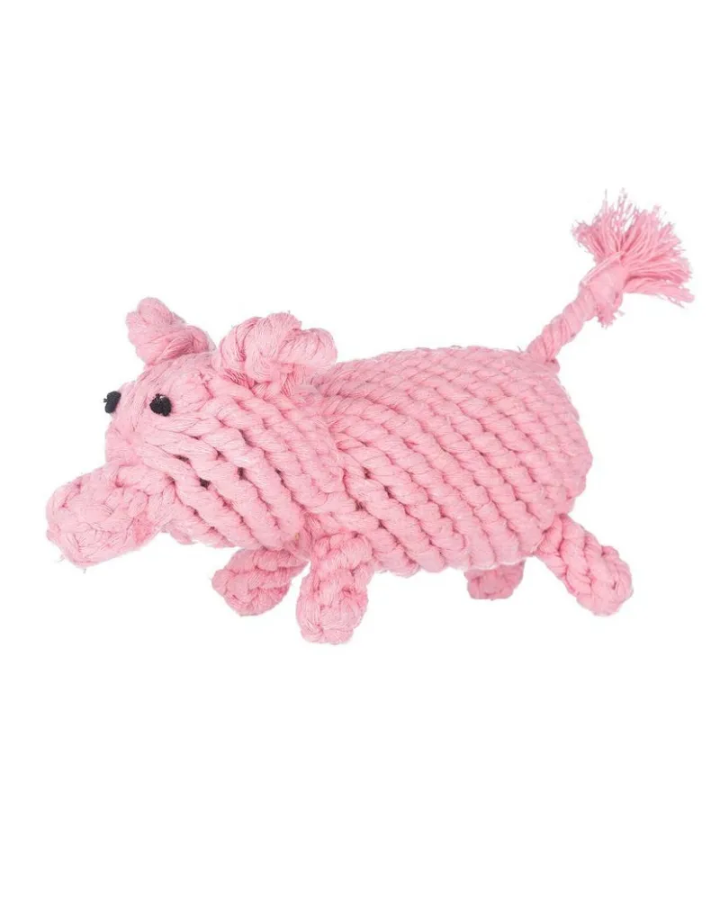 Penny the Pig Rope Dog Toy