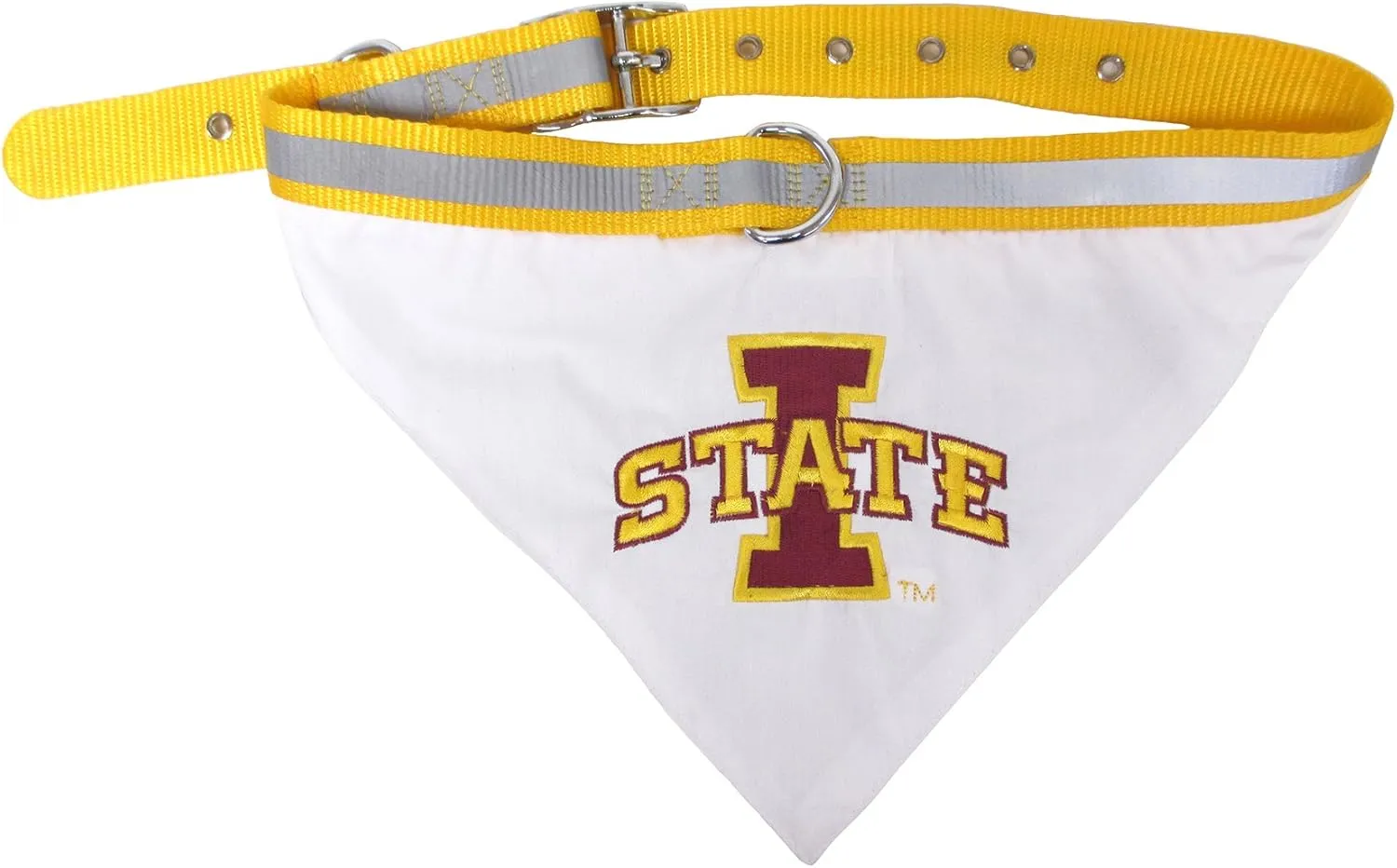 Pets First Collegiate Pet Accessories, Collar Bandana, Iowa State Cyclones, Medium
