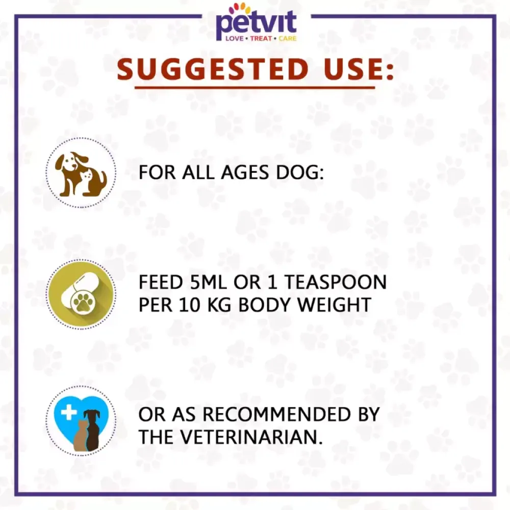 Petvit Calcium Syrup for Dogs
