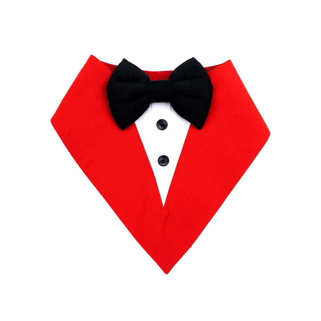 Red Tuxedo Bandana