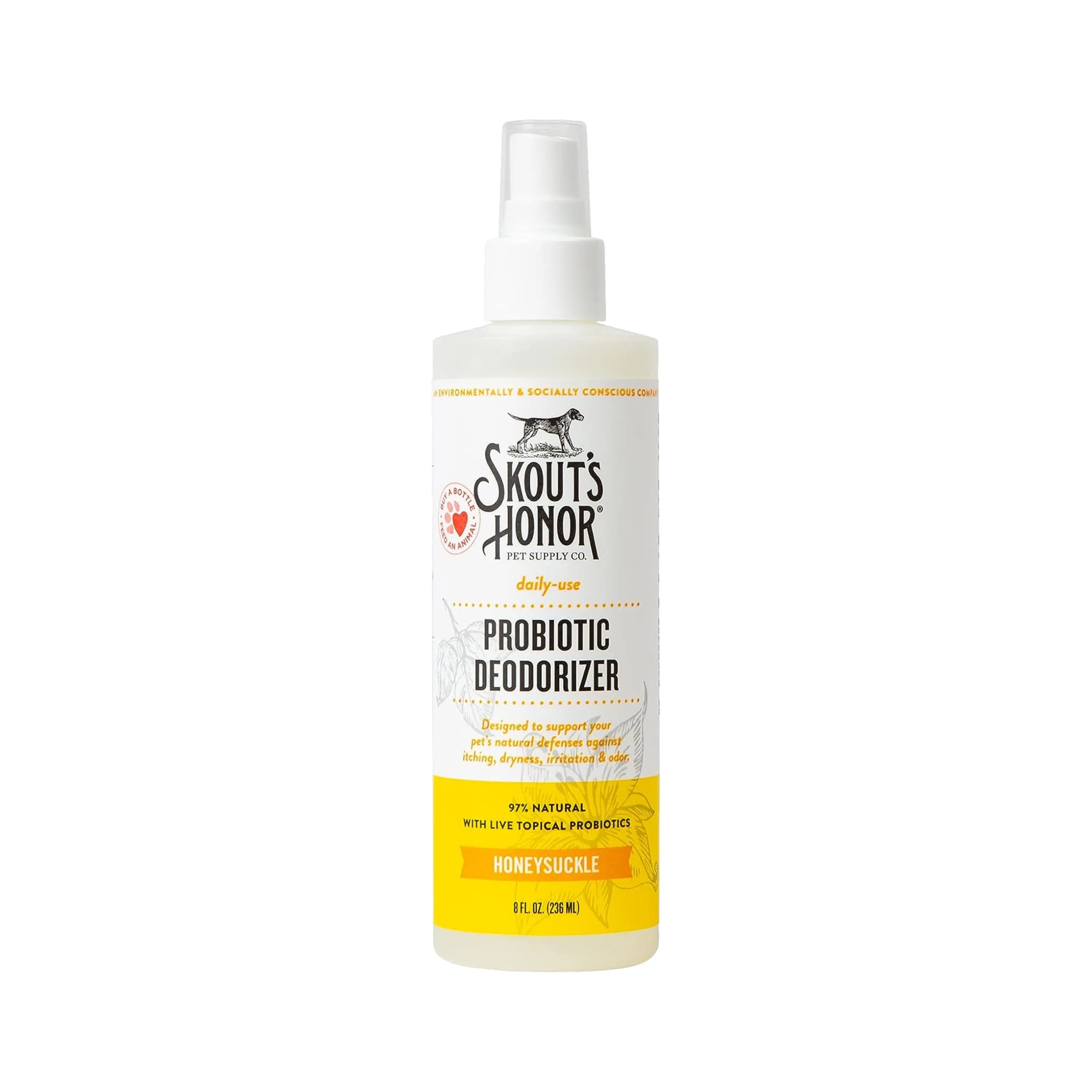 Skout's Honor Probiotic Deodorizer Honeysuckle 8oz