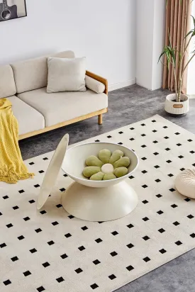 Space-Saving Round Coffee Tables with Integrated Cat Bed, Stylish Marble-Look Top, Sturdy Steel Base, Milk White