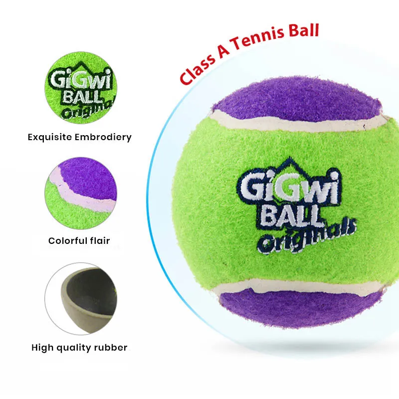 Squeaker Tennis Balls Dog Toy 3 Pack