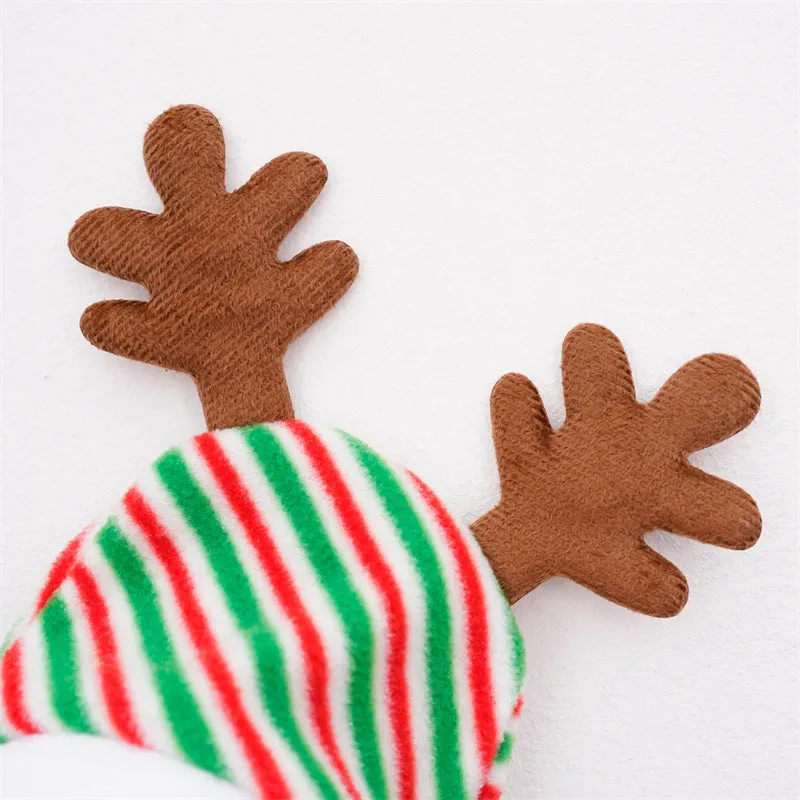 Striped Antlers Pet Coat
