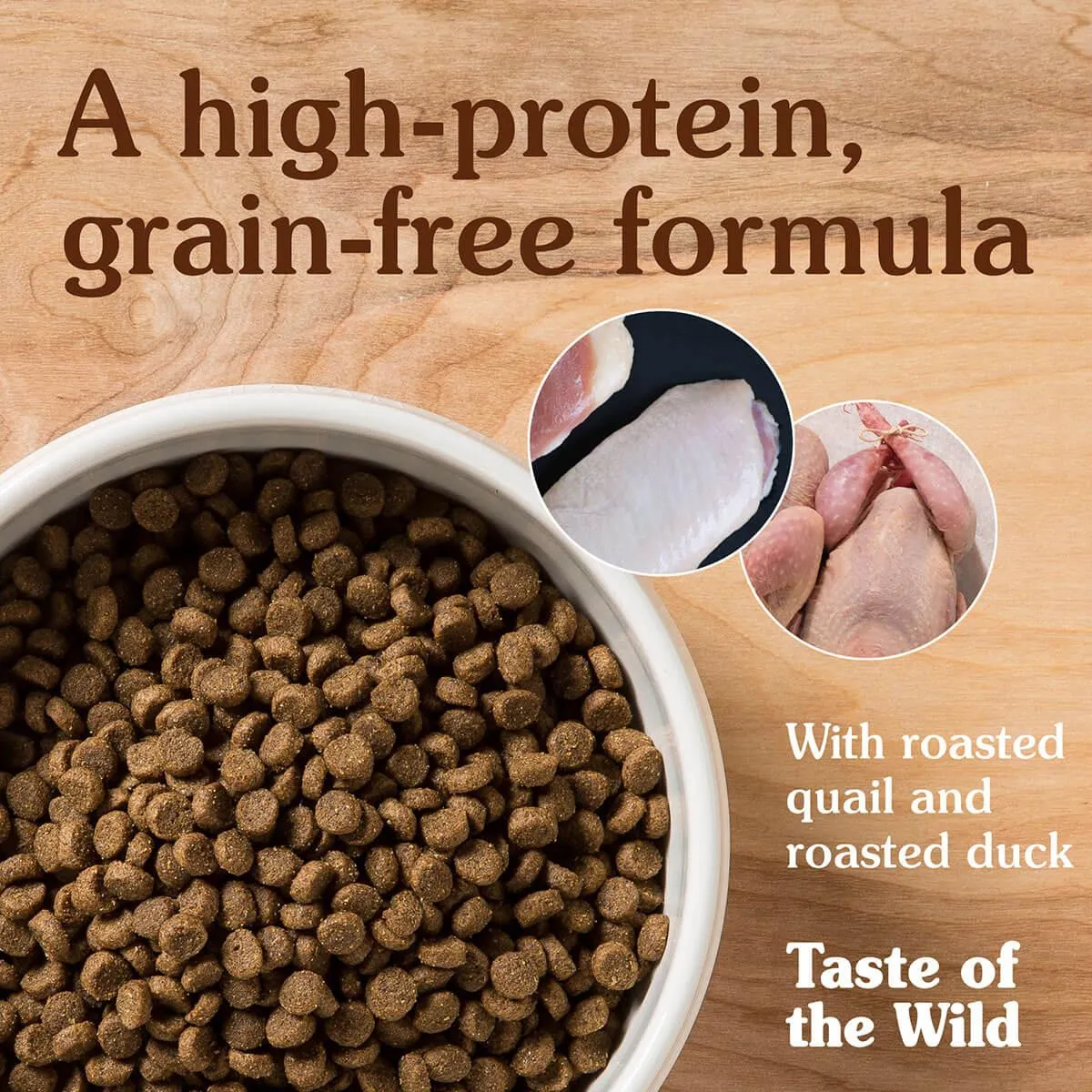 Taste of the Wild Lowland Creek Roasted Quail & Roasted Duck Feline Dry Cat Food