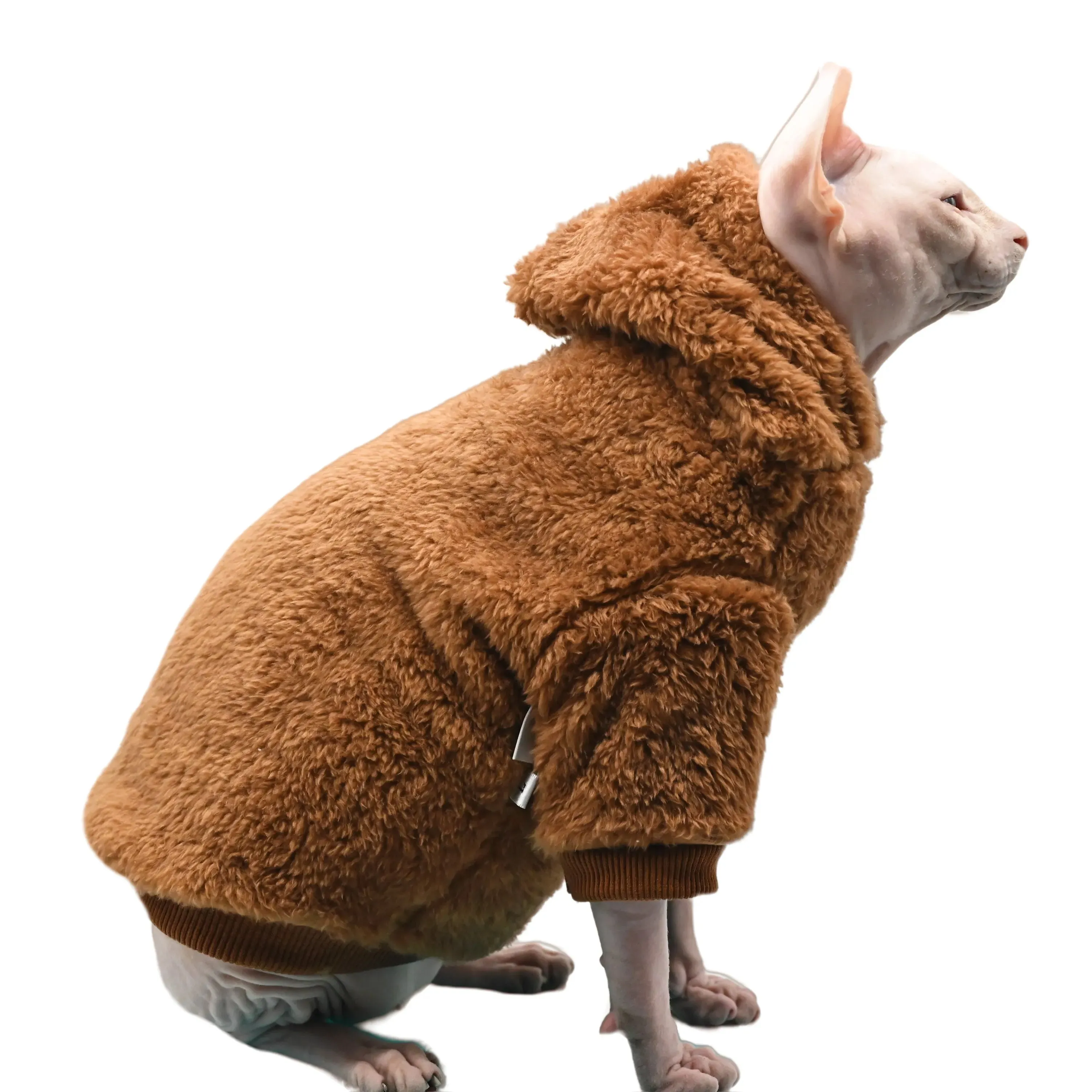 Thick & Warm Winter Clothes for Hairless Cats | Cozy Apparel for Sphynx, Devon Cats, Small Kittens, and Dogs