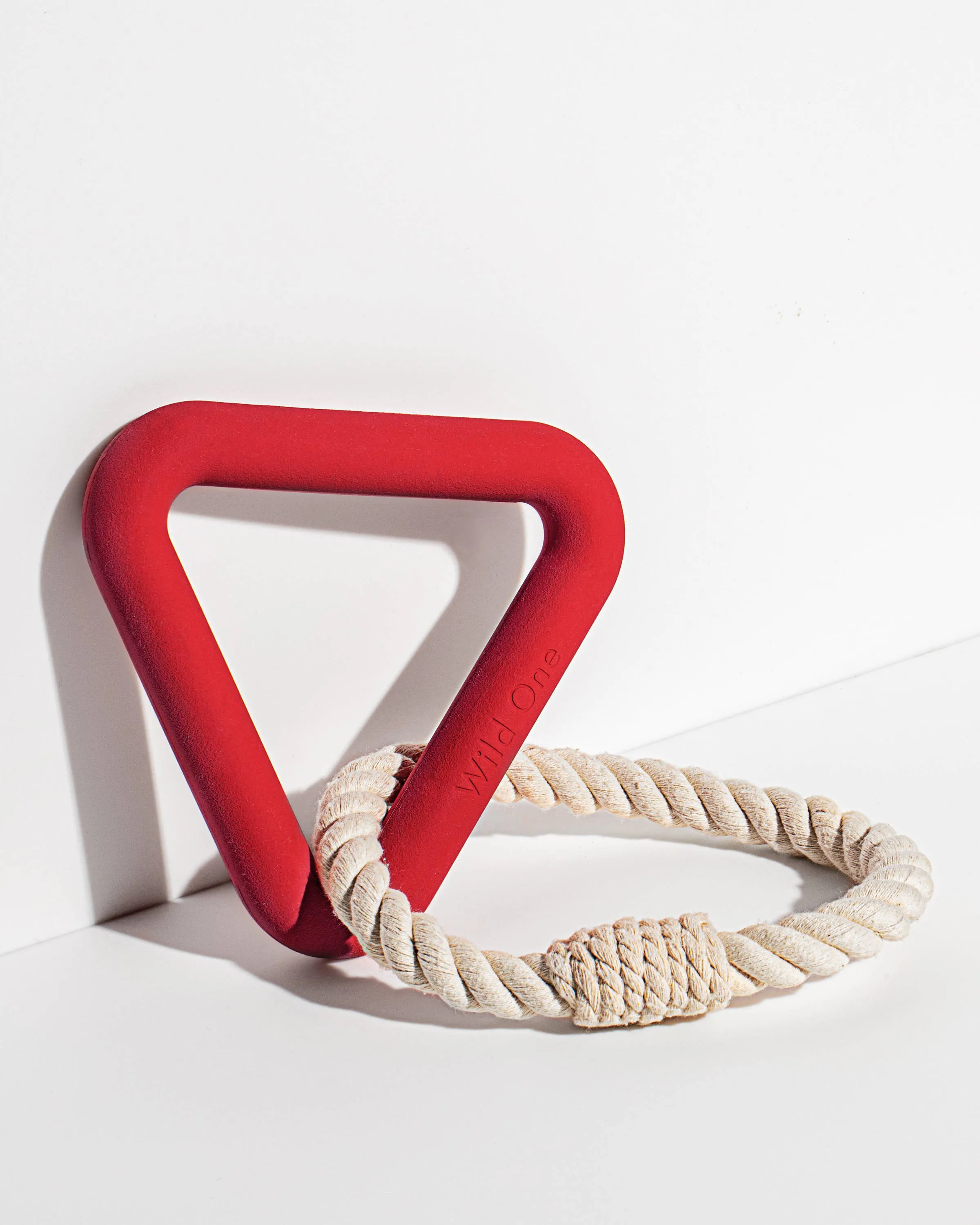 Triangle Tug Dog Chew Toy: STANDARD / Spruce