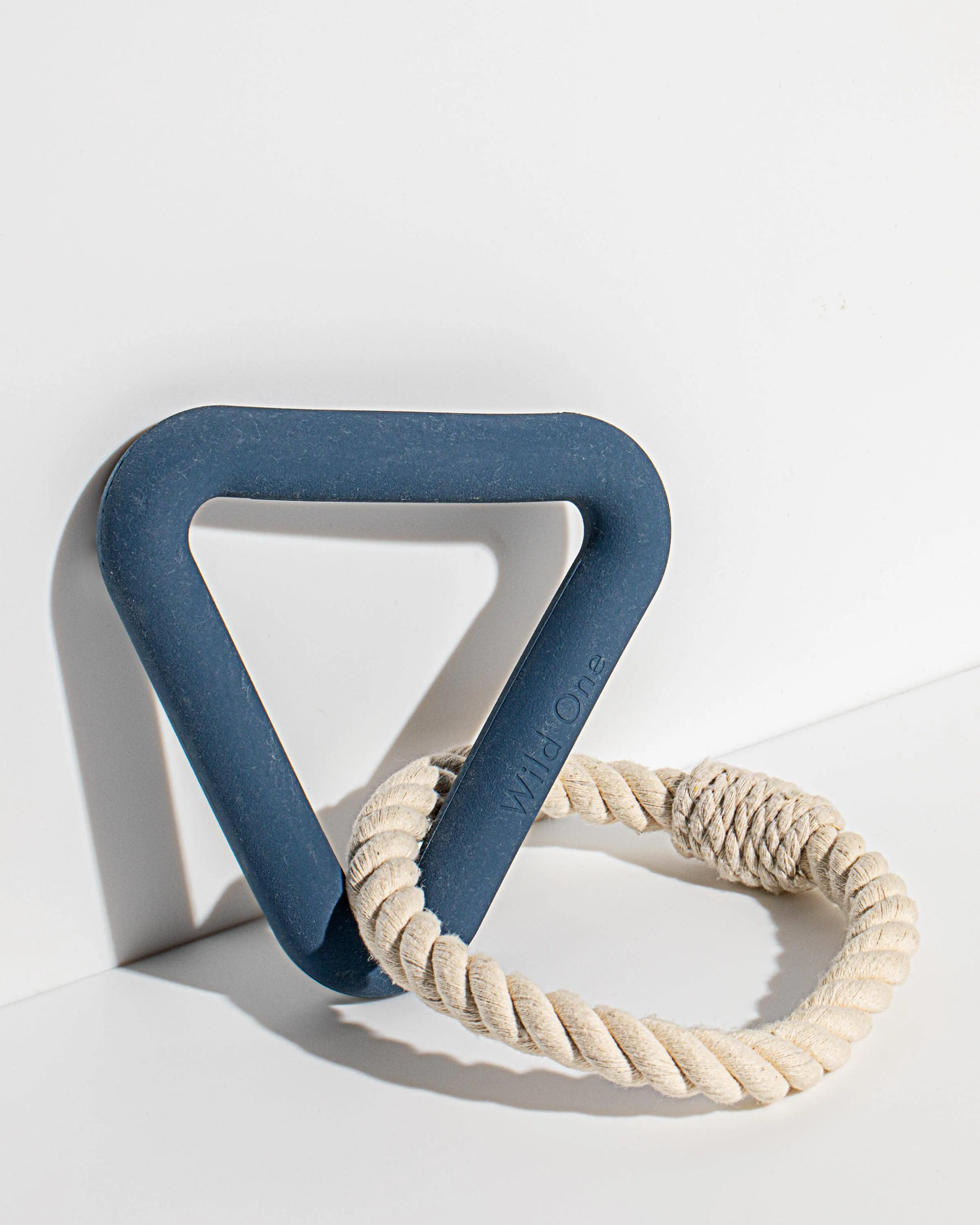 Triangle Tug Dog Chew Toy: STANDARD / Spruce