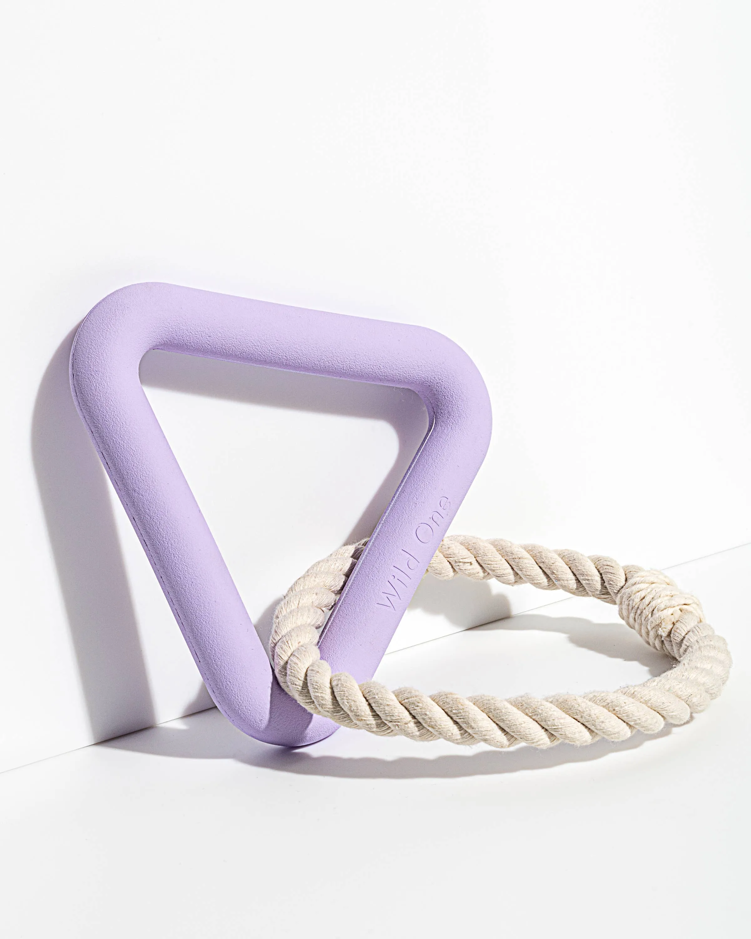 Triangle Tug Dog Chew Toy: STANDARD / Spruce