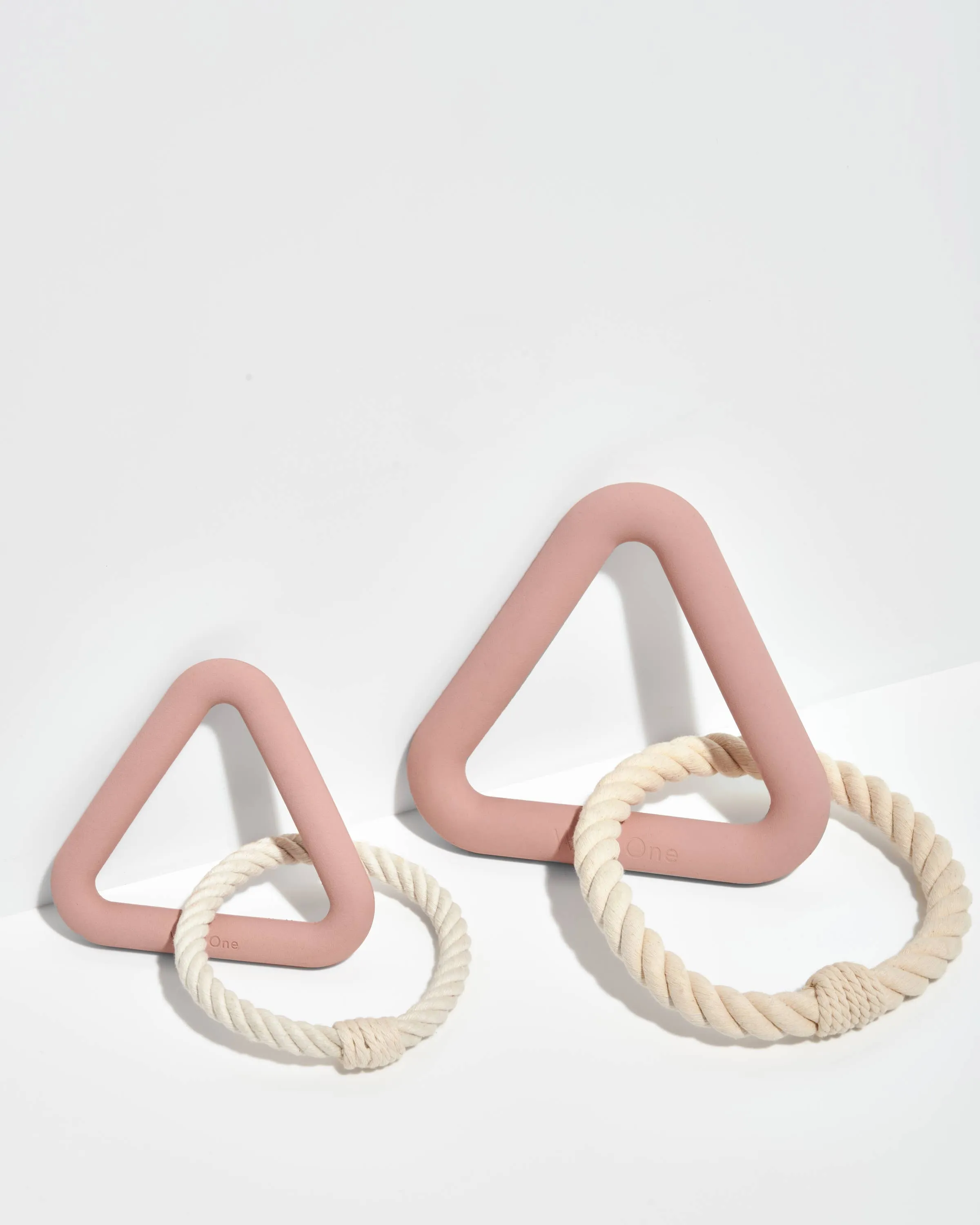 Triangle Tug Dog Chew Toy: STANDARD / Spruce