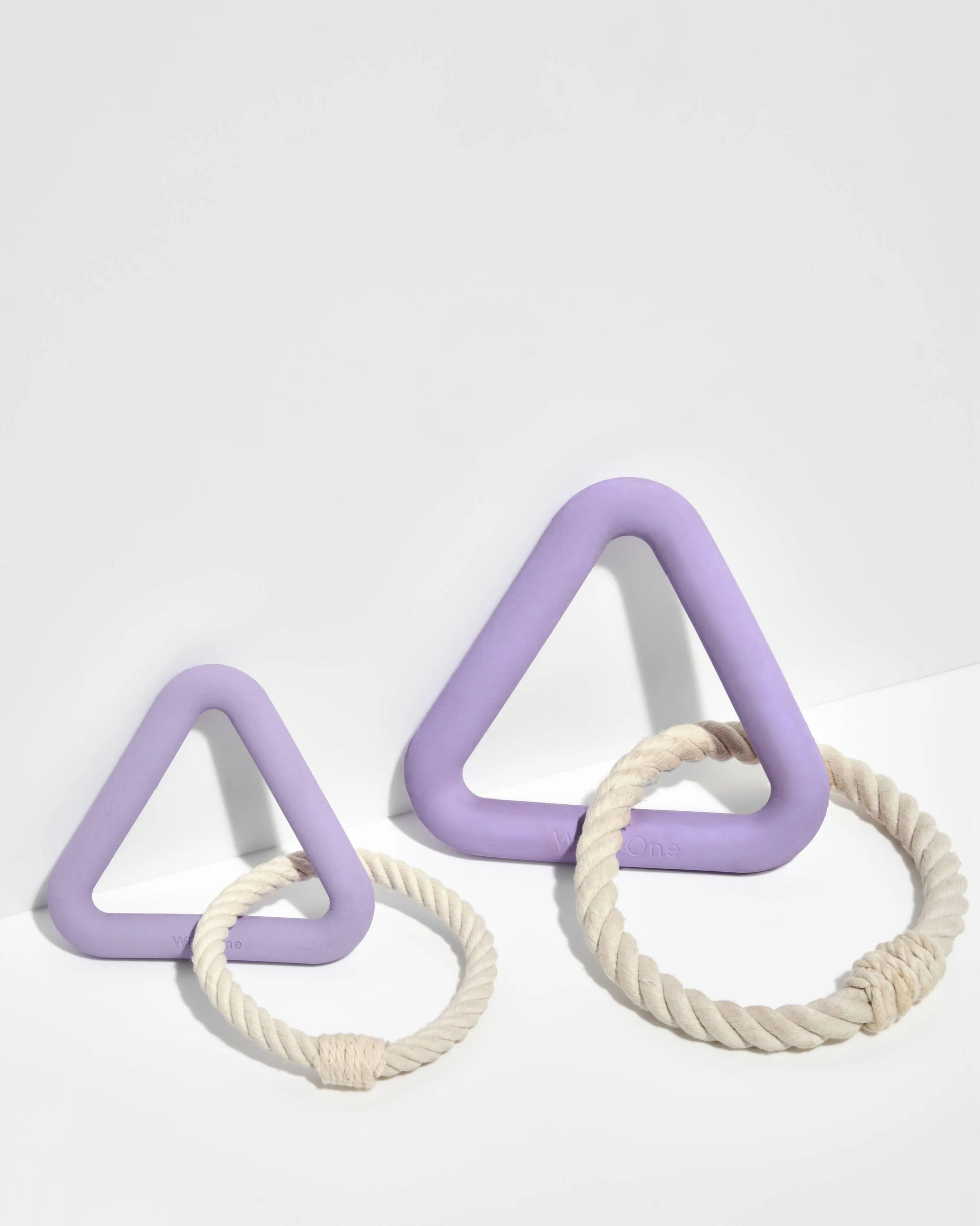 Triangle Tug Dog Chew Toy: STANDARD / Spruce