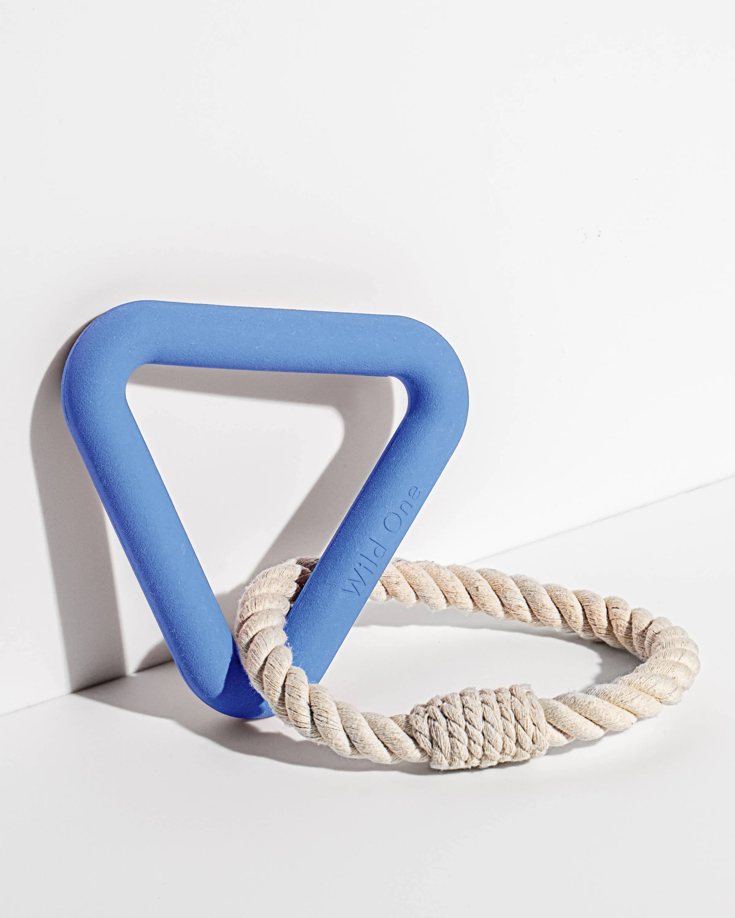 Triangle Tug Dog Chew Toy: STANDARD / Spruce