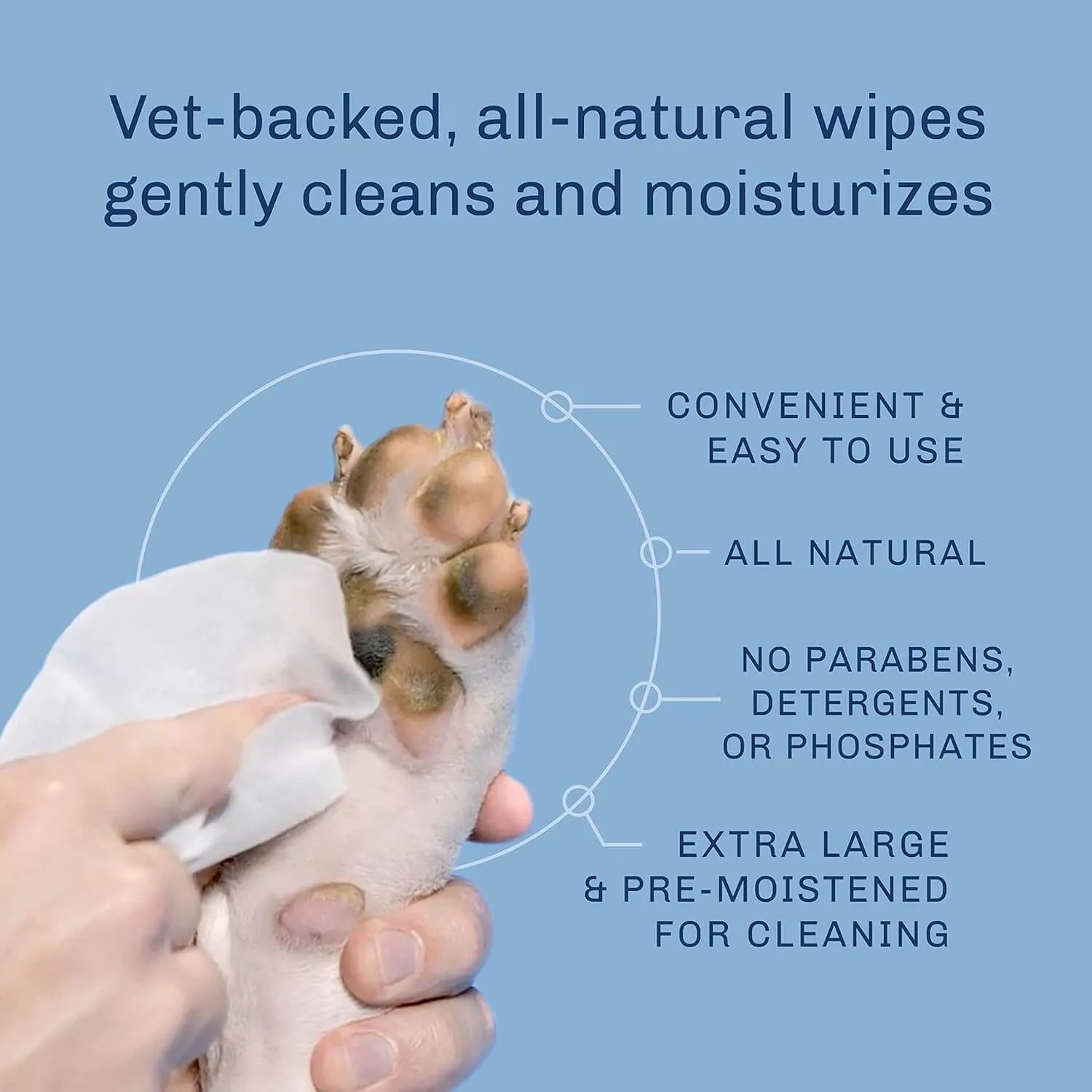 TrueBlue Super Fresh Body and Paw Wipes