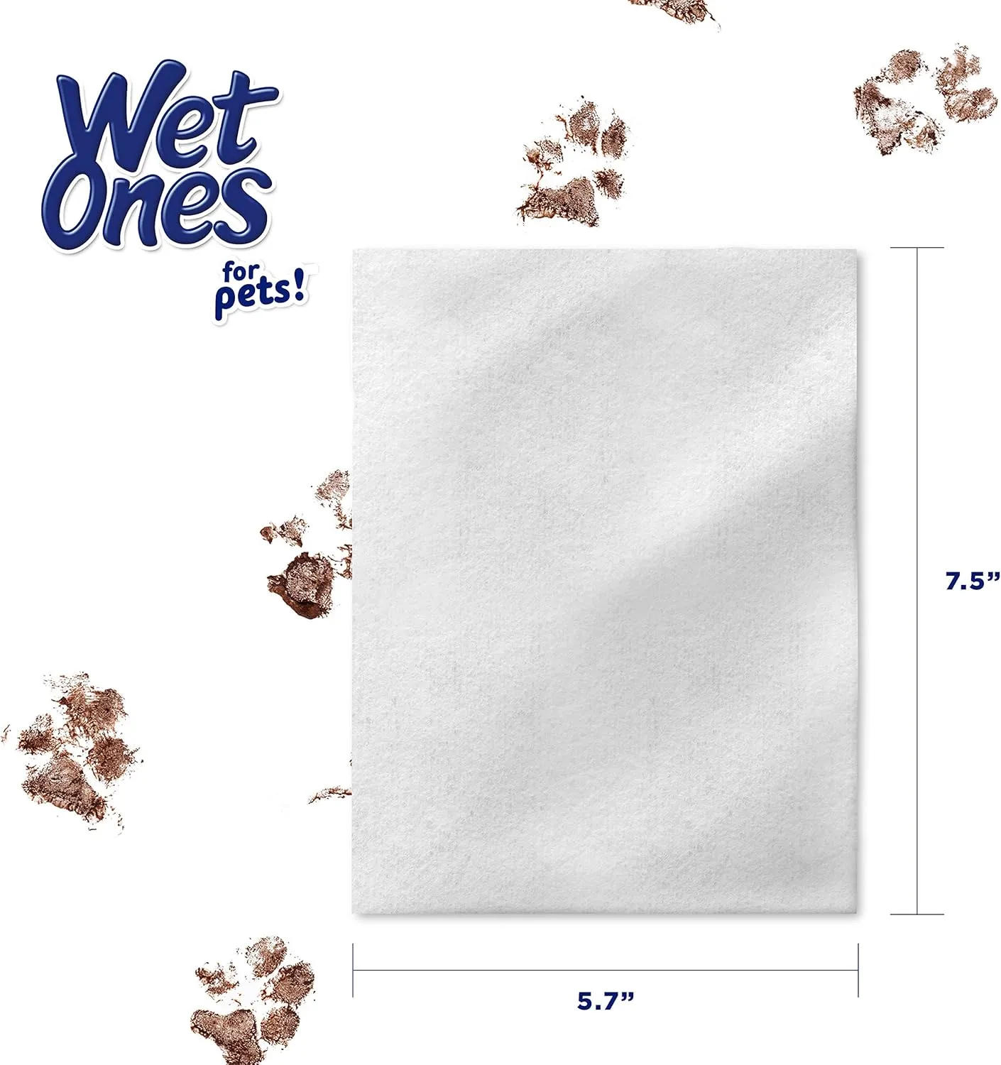 Wet Ones for Pets Cat Cleaning Wipes - Fresh Scent Cat Grooming Wipes with Aloe Vera - Safe Cat Hygiene Supplies - Cat Fur Cleaner - Cat Dander Wipes - Kitten Wipes - Pet Cleaning Supplies - 50 Count