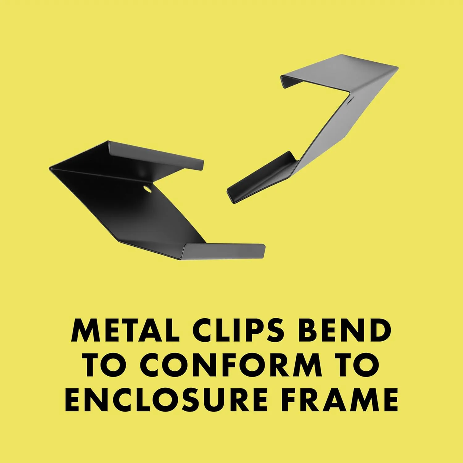 Zilla Heavy Duty Screen Clips, Secures Screen Covers to Terrarium, Fits Size 30G and Larger, 2 pack, Large